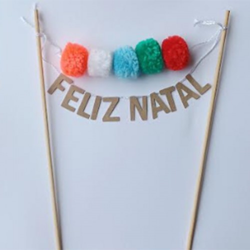 Topo Bolo Feliz Natal